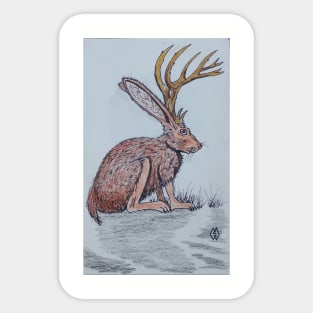 Jackalope Sticker